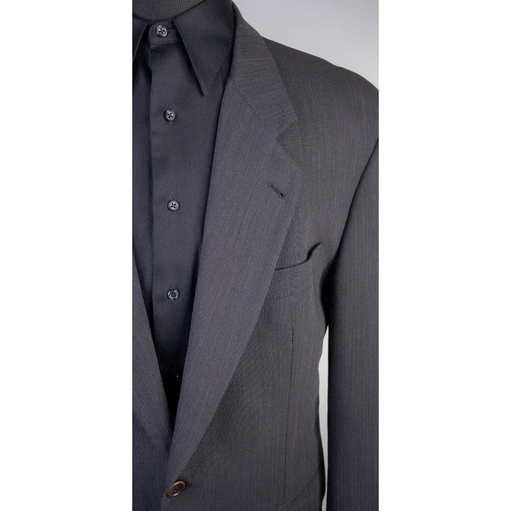 Hugo Boss APOLLO Blazer Sport Coat Men’s 44R Gray Wool 2-Button Jacket USA VTG